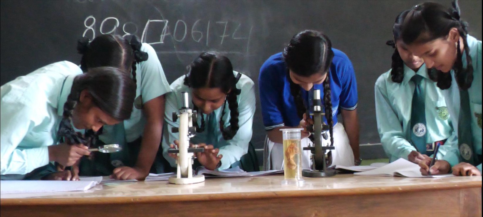 Biology Lab at Swarnrekha Public High School, Ranchi