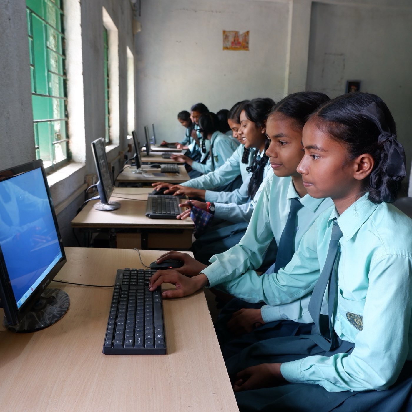 Computer Lab at Swarnrekha Public High School, Ranchi