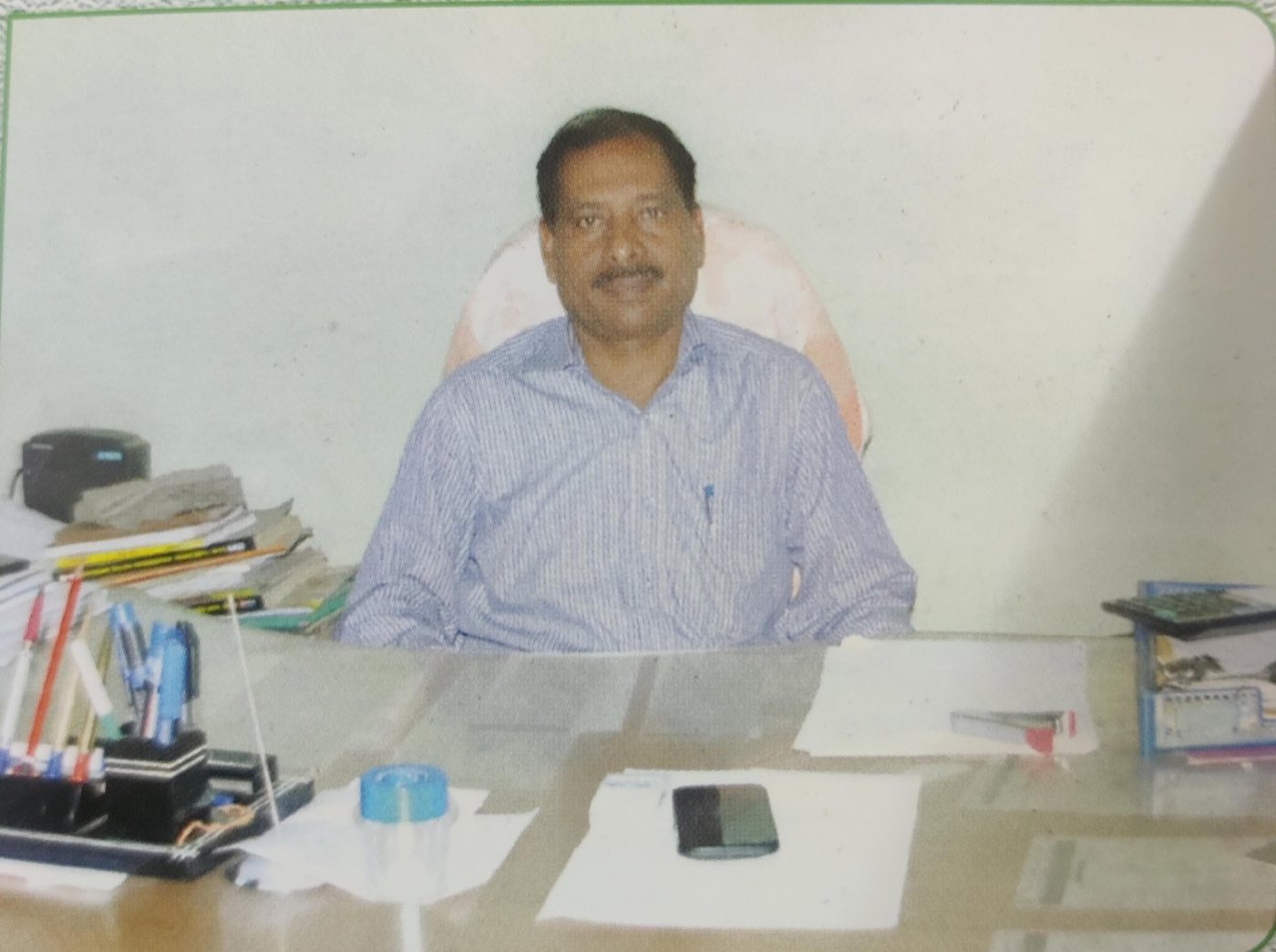 Dhaneshwar Mahto, founder of Swarnrekha Public High School